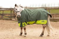 Harry's Horse Turnout deken Stout! Lime 0gr Armygreen - 115 - Regendeken