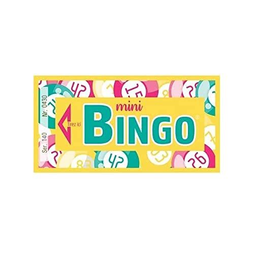 LOTOQUINE Ticket Mini-Bingo, geel, 500 stuks