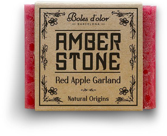 Amber Stone Rode Appel Garlan - 1 stuk