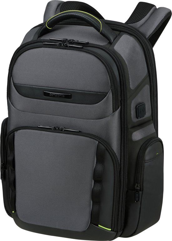 Samsonite Pro-DLX 6 15.6 inch Laptop Rugzak - Grijs