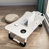 Merkloos Famanu Laptoptafel, multifunctioneel - Wit, 60x40 cm