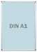 Franken BS0704 wissellijst (DIN A1, 25 mm, 62,4 x 87,1 x 1,2 cm) transparant