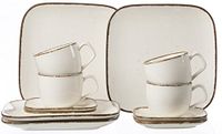 Ritzenhoff & Breker Koffieservies Casa, 12-delig, crème, 33 x 33 x 18 cm