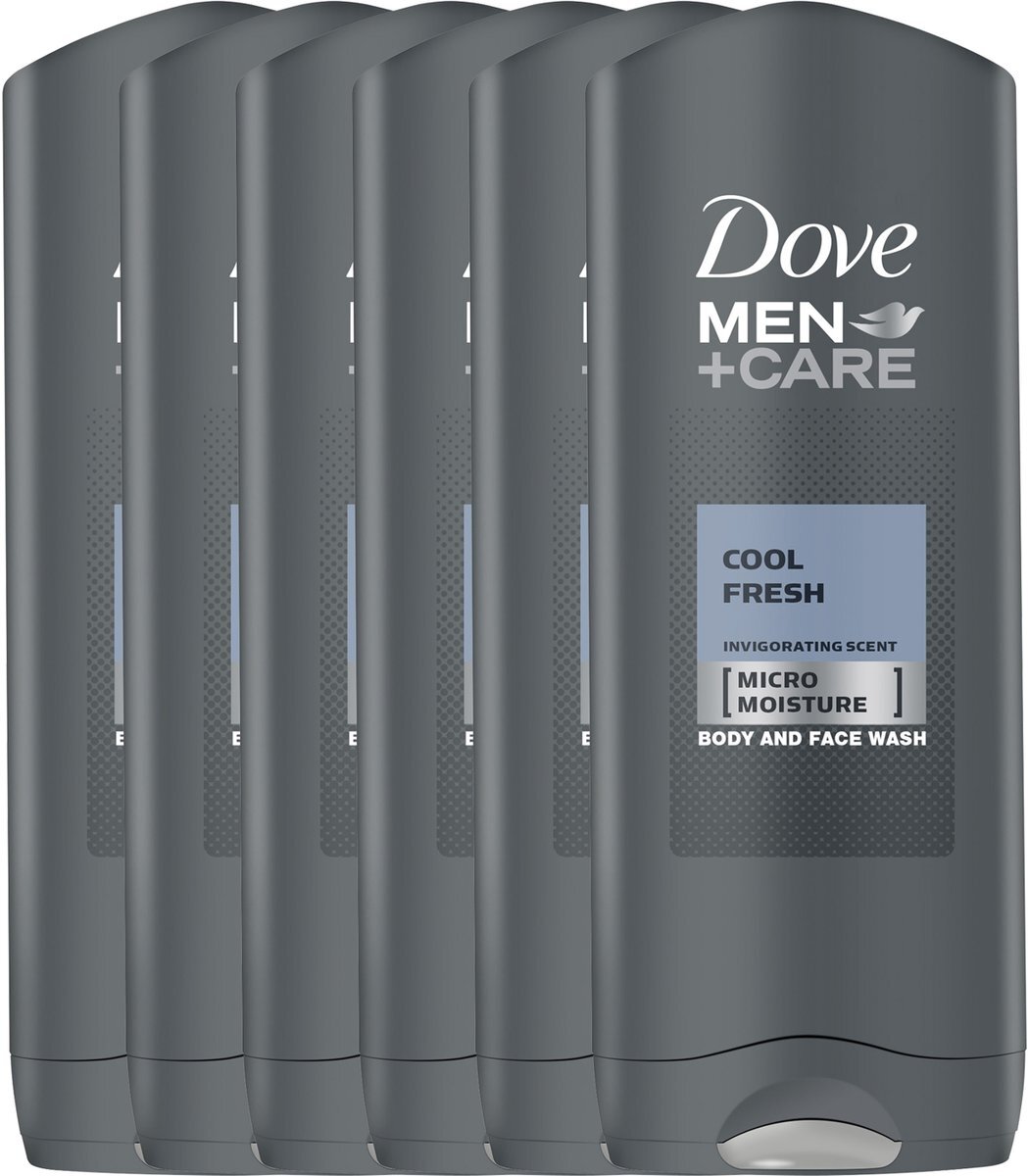 Dove Men Cool Fresh Douchegel - 6 x 250ml - Voordeelverpakking