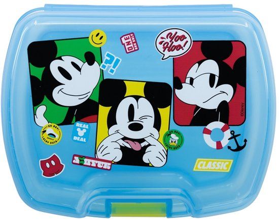 Disney Mickey Broodtrommel - Blauw
