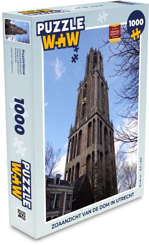 MuchoWow Puzzel Dom - Toren - Utrecht - Legpuzzel - Puzzel 1000 stukjes volwassenen