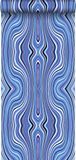 Origin Wallcoverings behang grafische lijnen blauw en turquoise - 347228
