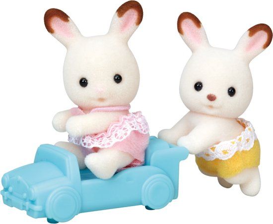Sylvanian Families 5420 Tweeling Chocoladekonijn - Speelfiguren - 3+ jaar