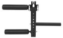 Leg bag and leg muscle trainer - Attachment for rack with 26 mm diameter - Adjustable leg extension - Suitable for strength training in a home gym - Load capacity up to 120 kg - Steel