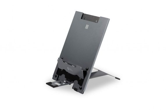 BakkerElkhuizen Ergo-Q Hybrid Pro - Notebookstandaard - 16" - Zwart/Donkergrijs