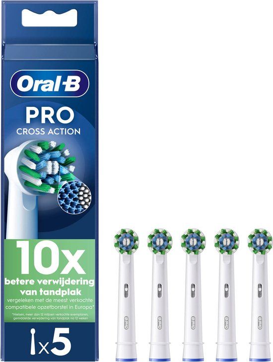 Oral-B PRO Cross Action - Opzetborstel - 5 Stuks