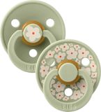 BIBS Studio Jasmin Fopspeen - Rond - 2 Stuks - 6-18 Mnd - Sage Mix