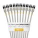 StarTech.com 6ASTP34GRS15CM10PK Netwerkkabel Grijs 0,15 m Cat6a U/FTP (STP) Rond