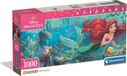 Clementoni Puzzle, 1000 pièces, Panorama, Ariel la petite sirène, 98 x 33 cm, avec affiche