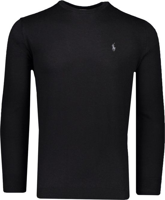 Polo Ralph Lauren Trui Zwart Getailleerd - Maat XXL - Mannen