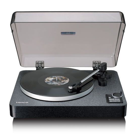 Lenco LBTA-165BK Bluetooth Turntable - Black, Automatic, Belt Drive