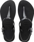 Havaianas Kids Twist Platte Sandalen Vrouwen Zwart
