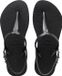 Havaianas Kids Twist Platte Sandalen Vrouwen Zwart