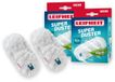 Leifheit Superduster plumeau M navulling - microvezel - 50x wasbaar - set van 2 vervangingsdoeken