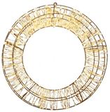 Anna's Collection Krans metaal 1800 LED flash IP44 met timer en dimmer 58x12cm classic warm