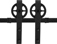 Teho Système de porte coulissante GPF noir 220cm