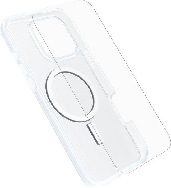 OtterBox React Mag + Glass Hoesje voor iPhone 16 Pro Max - Transparant