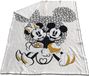 Disney Minnie & Mickey Mouse Sherpa Fleece Plaid - 130 x 170 cm - Wit