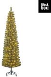 Black Box Edelman B.V. Charlton Pilar kerstboom LED groen warm wit 180L TIPS 409 met timer & dimmer - H230xD58cm