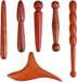 oCreon Massage-hout, 6 stuks triggerpunt kliker voor schouder, rugbeen, driehoekspieren, triggerpoint, massageapparaat, voethandmassageset