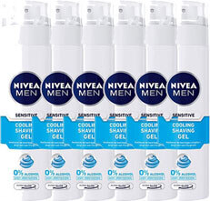 Nivea Cooling Shaving Gel Sensitive Voordeelverpakking 6x200ml