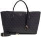 GUESS Marissa Logo Tech Tote Coal Logo donkergrijs schoudertas met laptopvak