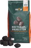 Fire-up houtskool briketten - 1x zak met 5 kilo