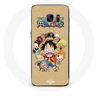 Maniacase Etui voor Samsung Galaxy S7 Edge uit één stuk Manga uitrusting van de strohoed