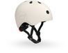 Scoot & Ride Helmet – Sporthelm – M/L 55-59 cm – LED achterlicht – magnetische sluiting – verstelbaar – Ash