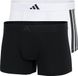 Adidas Sportswear Active Flex Cotton 3 Stripes Heren Onderbroek Zwart/Wit