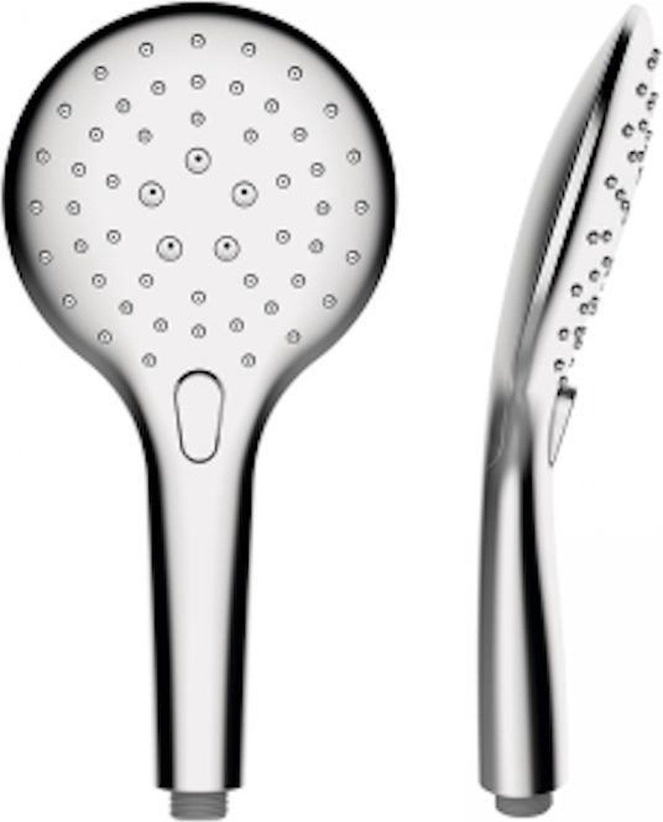 Douchebakkenopmaat.nl Handdouche winner chroom, 3 standen