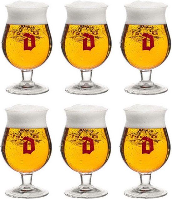 Duvel Bierglazen - 6 stuks - Transparant