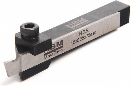 HBM 12 mm afsteekhouder met HSS mes
