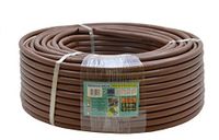 S & M 544316 - buis, 16 mm, met geïntegreerde top, 0,33 m x 100 m, bruin