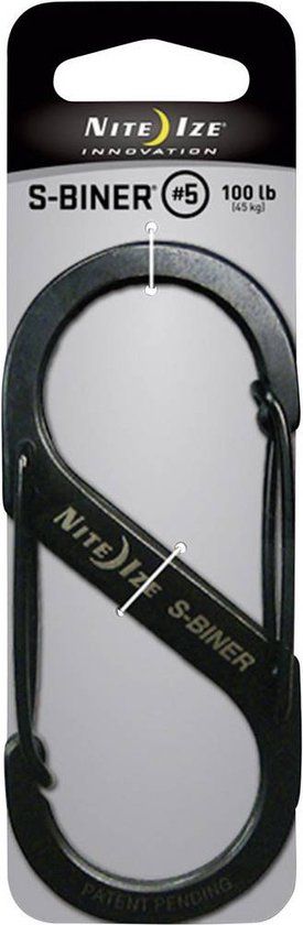 Nite Ize S-Biner Size #5 - Black