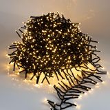 Spetebo Led-lichtketting voor kerstboom, warmwit, met timer, lengte 11 m, 1512 leds, lichtketting met geheugenchip en 8 functies, voor binnen en buiten