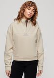 Superdry Sport Tech Relaxed sweatshirt met halve rits - Dames - Truien
