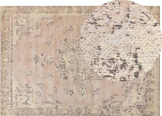 MATARIM - Vloerkleed - Beige - 160 x 230 cm - Katoen