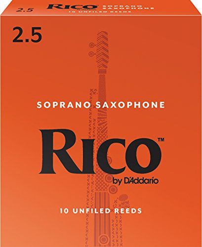 Rico RIA1025 2.5 Soprano Saxophone Reed (Pack of 10)