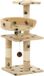 vidaXL Kattenkrabpaal met sisal krabpalen 65 cm pootafdrukken beige