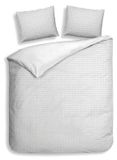 Waffle Housse de couette - Coton - Blanc 240 x 200/220 cm