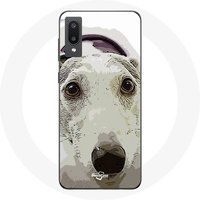 Maniacase Hoesje voor Samsung Galaxy A02 Greyhound Hondenrace