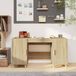 Maison Exclusive - Bureau en chêne Sonoma 140x50x75 cm Matériau dérivé du bois