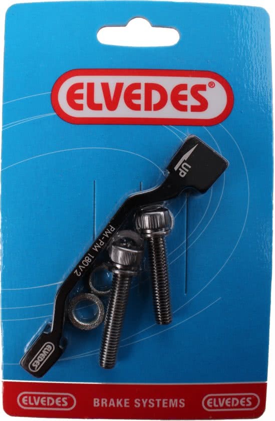 Elvedes Remschijf Adapter Pm-pm Voor/achter 180 Mm Zwart