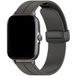 Strap-it Amazfit Bracelet silicone D-buckle Amazfit GTS 3 (gris foncé)